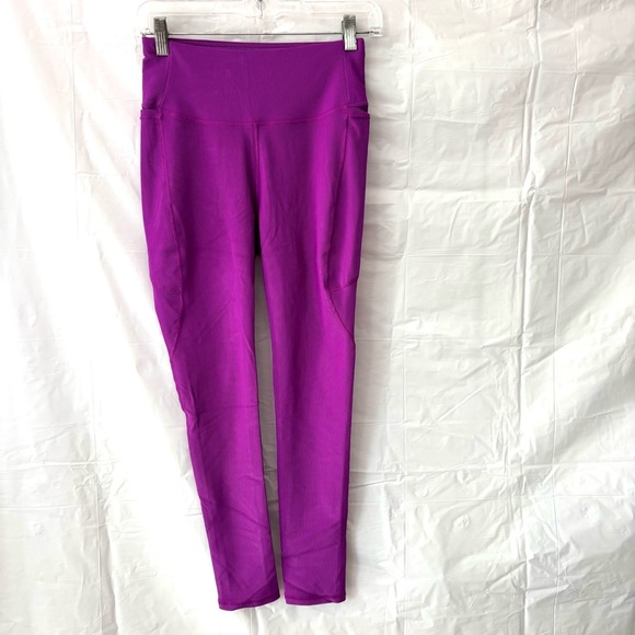 CALIA by Carrie Underwood Pants - NWOT CALIA by Carrie Underwood High Rise Purple Leggings Ribbed SZ S
